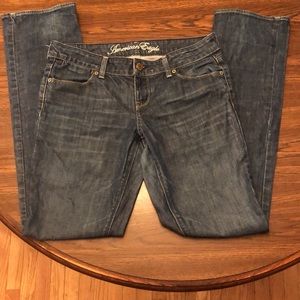 American eagle 77 straight  jeans size 8